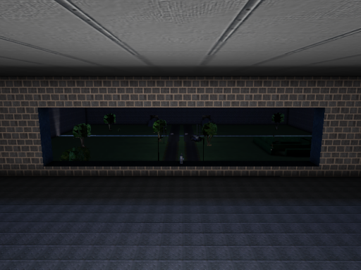 Picture 2, a shot looking out onto the map