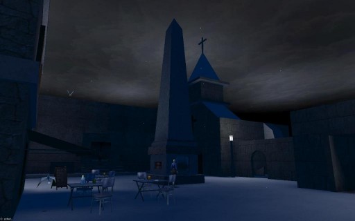A wintery scene at Cozmo RPG